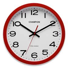 Reloj de Pared Silencioso Champion: Estilo y Tranquilidad