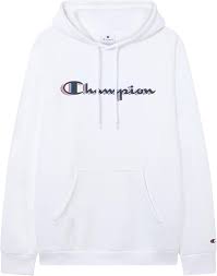 Champion Legacy Man Big Sudadera Capucha Blanca