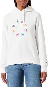 Sudadera Champion Graphic W Light Powerblend - Estilo y Comodidad en Off White