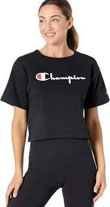 Camiseta Corta Heritage para Mujer de Champion - Estilo y Comodidad