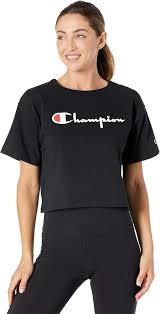 Camiseta Corta Heritage para Mujer de Champion - Estilo y Comodidad