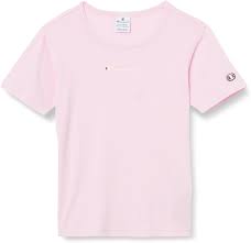 Camiseta Champion Rosa para Niñas - Estilo y Comodidad