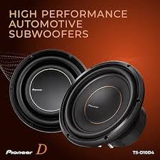 Subwoofer Pioneer Champion Series TS D10D4 D - Potencia y Calidad de Sonido