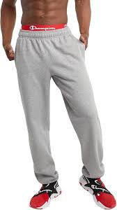 Pantalones Champion Powerblend Relaxed Bottom para Hombre en Gris
