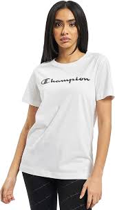 Camiseta Cuello Redondo Champion de Shirtzshop en Blanco