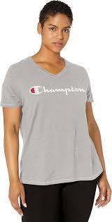 Camiseta Champion Algodón Vapor Cuello para Mujer