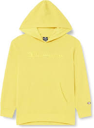 Sudadera Champion Legacy B Ultralight Capucha Amarilla - Estilo y Confort