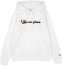 Sudadera Champion Capucha para Mujer - Estilo y Comodidad en Blanco
