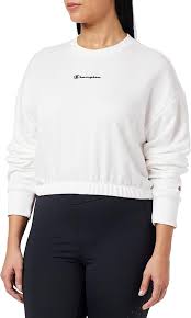 Sudadera Champion Mujer Blanca - Estilo y Comodidad