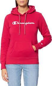 Sudadera Champion Roja para Mujer - Estilo Clásico y Comodidad