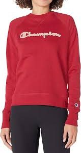 Sudadera Champion Roja Mujer - Estilo y Comodidad
