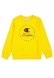 Sudadera Champion Amarilla para Mujeres y Niños - Comodidad y Estilo