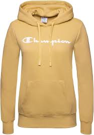 Sudadera Champion para Mujer en Amarillo - Estilo y Comodidad