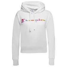 Sudadera Champion Tie Blanca para Mujer - Estilo y Comodidad