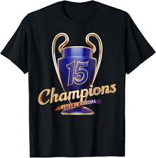 Camiseta Oficial Champions Reyes Europa Londres - Real Madrid 15 Champion