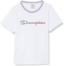 Camiseta Blanca Champion Legacy C para Niñas