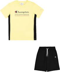 Conjunto Champion Legacy Boy Graphic Crewneck para Niños