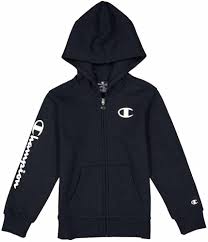 Sudadera Champion con Cremallera Completa para Niños - Estilo y Comodidad