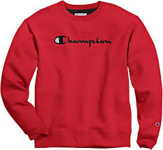 Champion Powerblend Sudadera Cuello Redondo - Estilo y Comodidad en Rojo