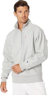 Sudadera Champion con Capucha para Hombre en Color Gris