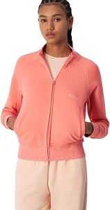 Champion Minimalist W Spring High Neck Full Zip - Estilo y Comodidad en Rosa