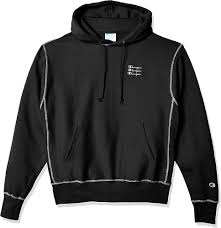 Champion Reverse Weave Hoodie Sweatshirt con Costura Contrastante